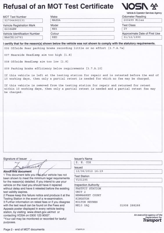 Mot Questions, Ball Joint Dust Covers And Brakes MX5 / Roadster