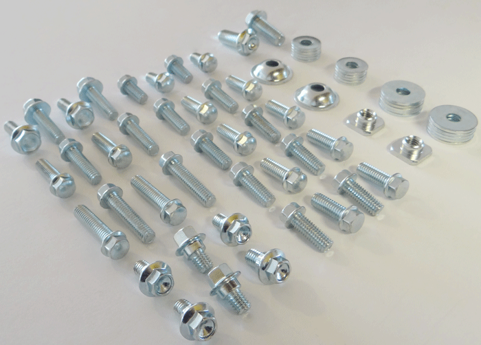 60pc BODY BOLT KIT SUZUKI RM RMZ RMX PLASTIC FENDER 80 85 100 125 250