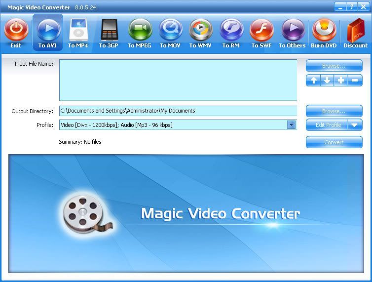 Magic Video Converter 8 0 2 18 + Serial preview 0