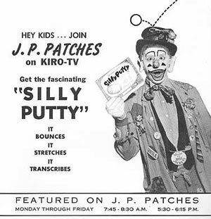 J.P. selling Silly Putty Pictures, Images and Photos