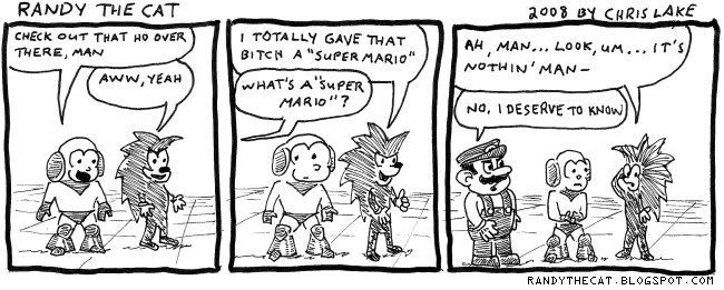 If you accidentally mention it in front of Super Mario, you kind of have to explain it to him.