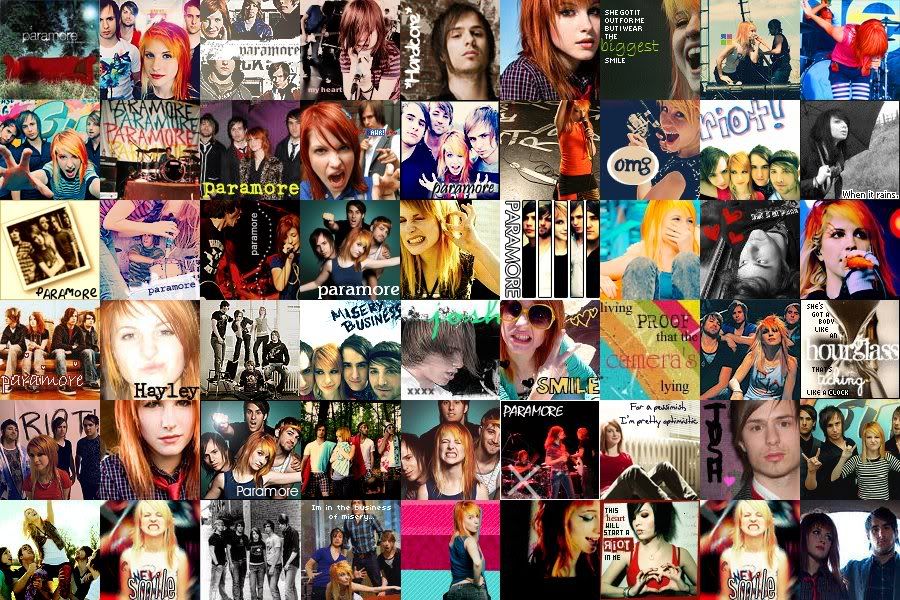 paramore collage