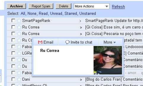 Imagem relacionada a Mais imagens do novo Gmail