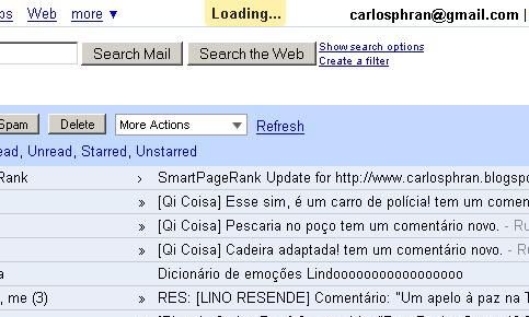 Imagem relacionada a Mais imagens do novo Gmail