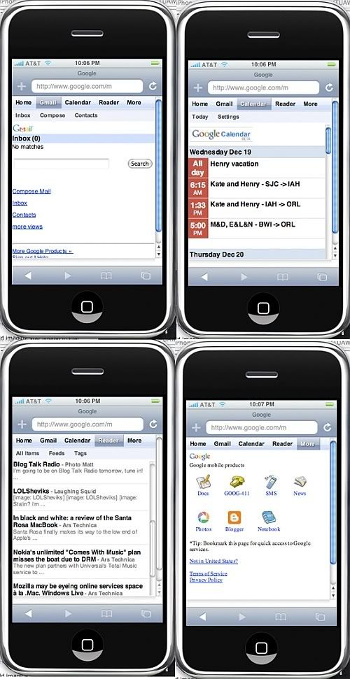 Imagem relacionada a Google desenvolve nova interface para iPhone