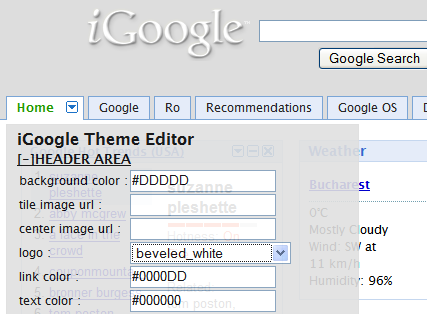 igoogle theme editor