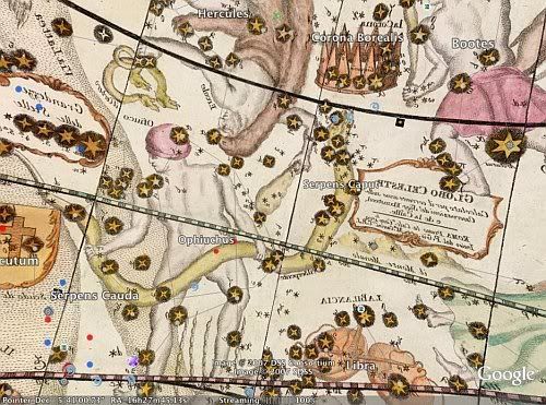 Imagem relacionada a Próxima geração do Google Sky