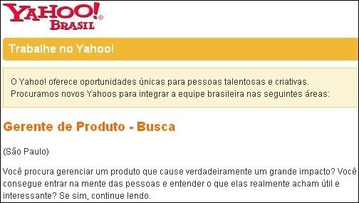 Imagem relacionada a Imagem do Dia - A busca do Yahoo! não funciona?