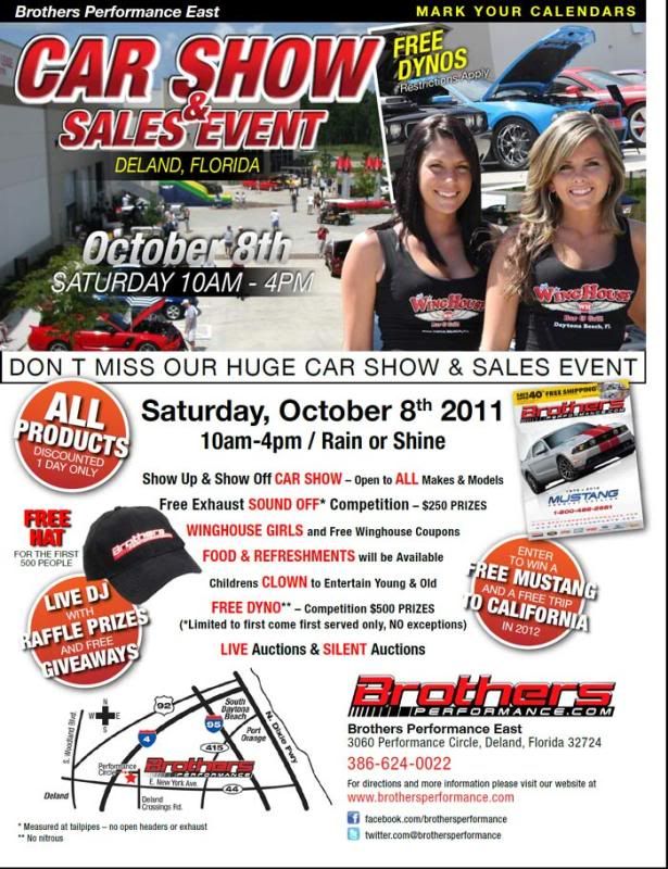 Brothers Performance East Oct. 8th Car Show! Ford Mustang Forum