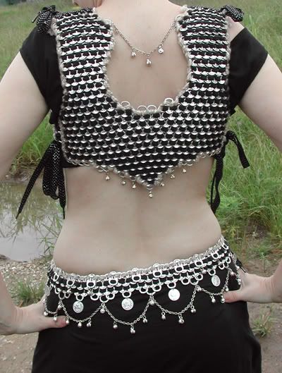 soda can tab turkish vest and belt