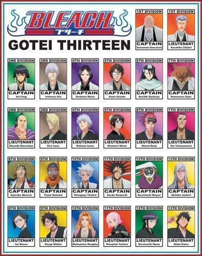 bleach former captains