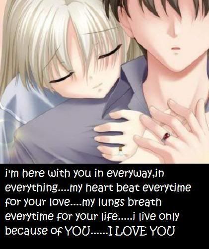 anime love quotes. cute anime love quotes. cute