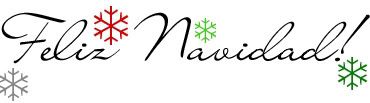 Feliz Navidad copos para blog, blogger