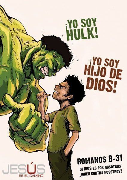 HULK? Yo soy hijo de DIOS. para blog, blogger