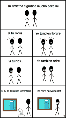 Tu amistad significa mucho para mi 