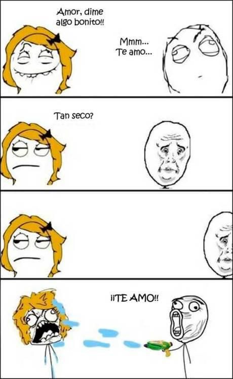 te amo? asi tan seco :( 
