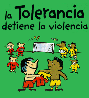 La tolerancia detiene la violencia para blog, blogger