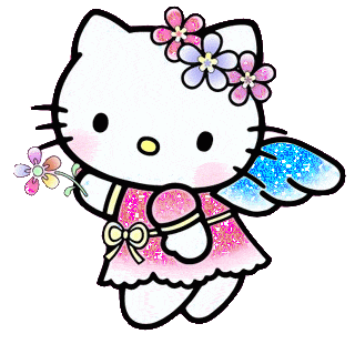 Hello Kitty Angel para blog, blogger