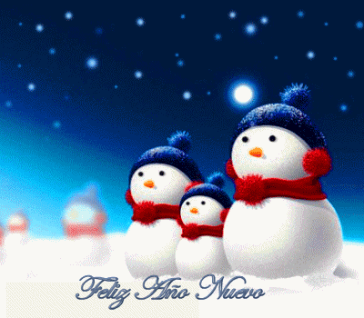 Feliz año nuevo animado 