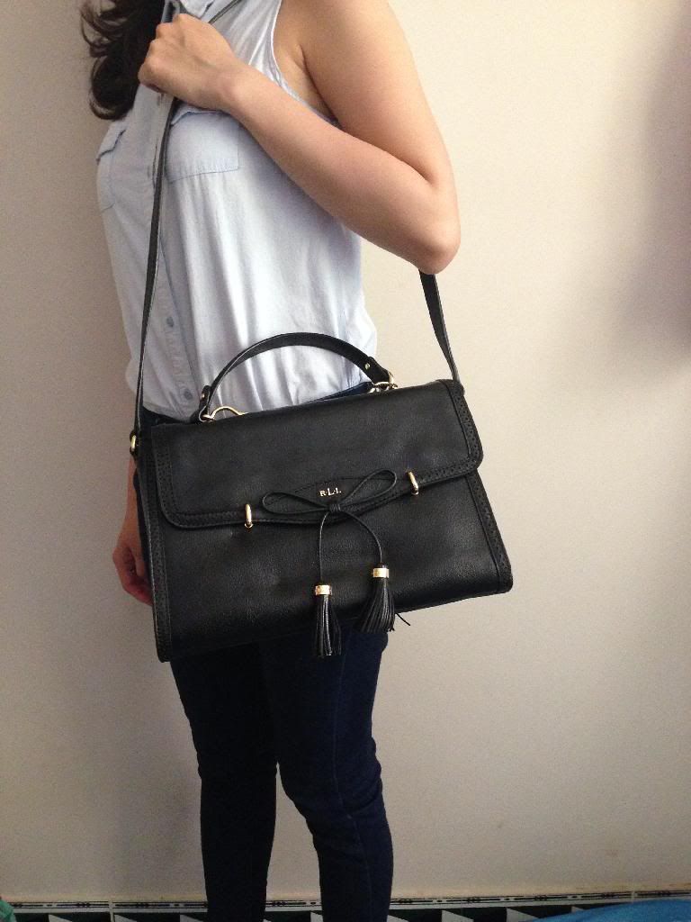 Túi xách authentic thương hiệu Ralph Lauren, new 100%, không fake, giá tốt - 4