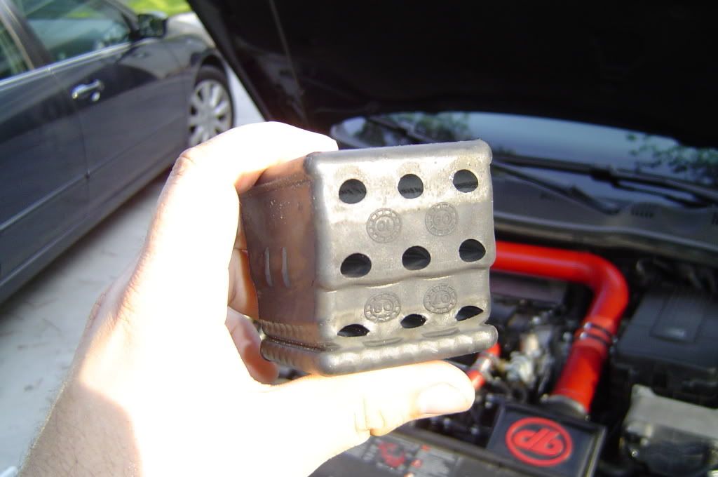 BFI Transmission Mount Insert Installed VW Vortex Volkswagen Forum