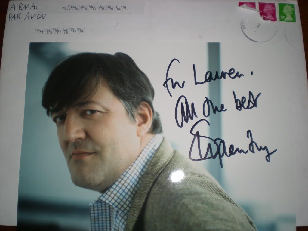 Stephen Fry Signature