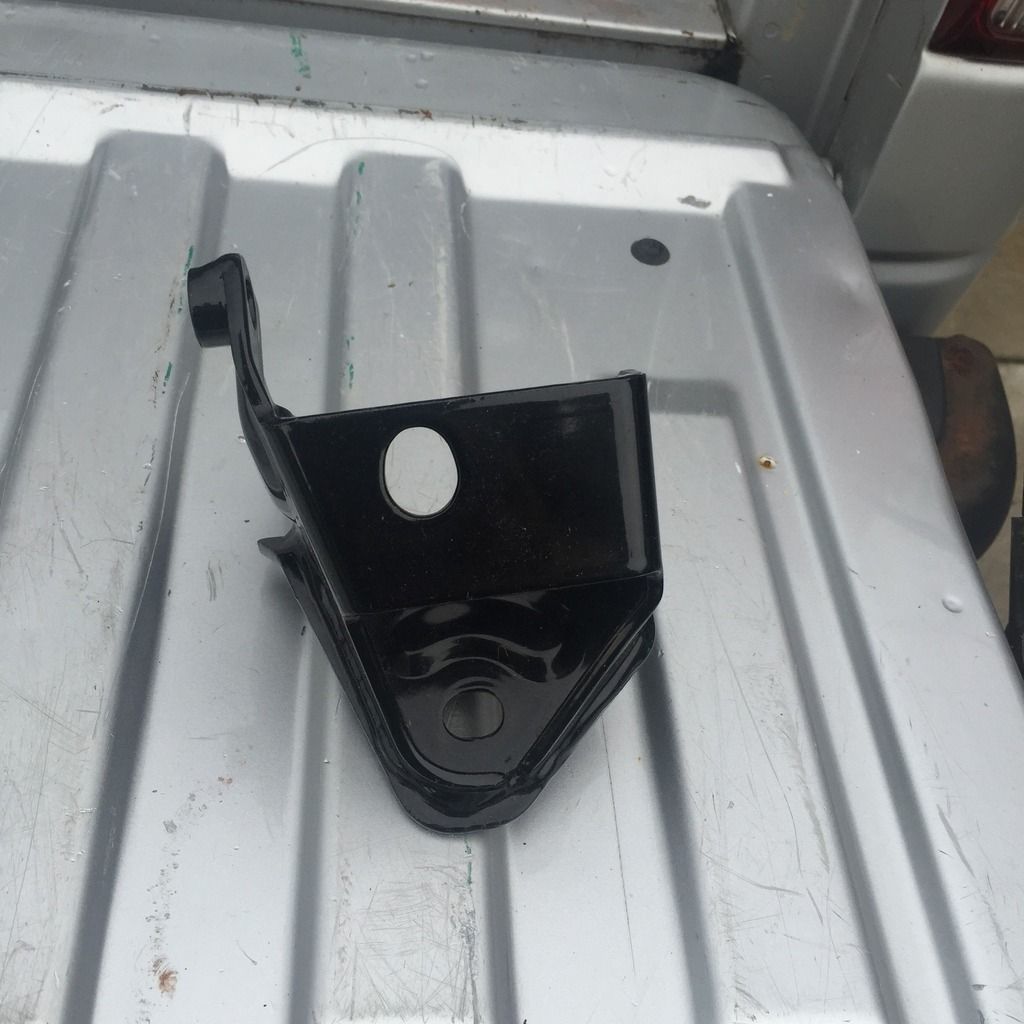 FS VR6/SLC Front VR6 Engine Mount Powder Coated Gloss Black VW