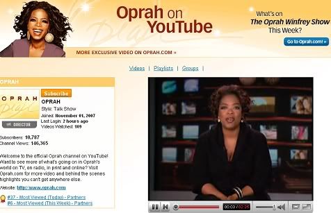 Oprah on YouTube
