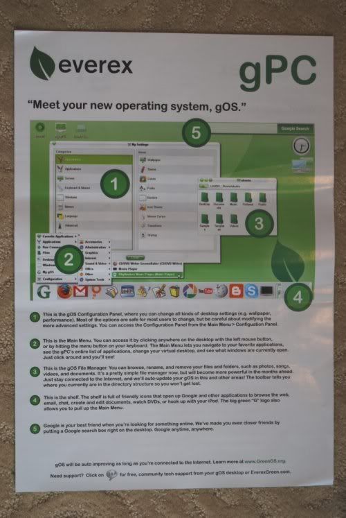 Imagem relacionada a Descubra o Everex gPC com gOS