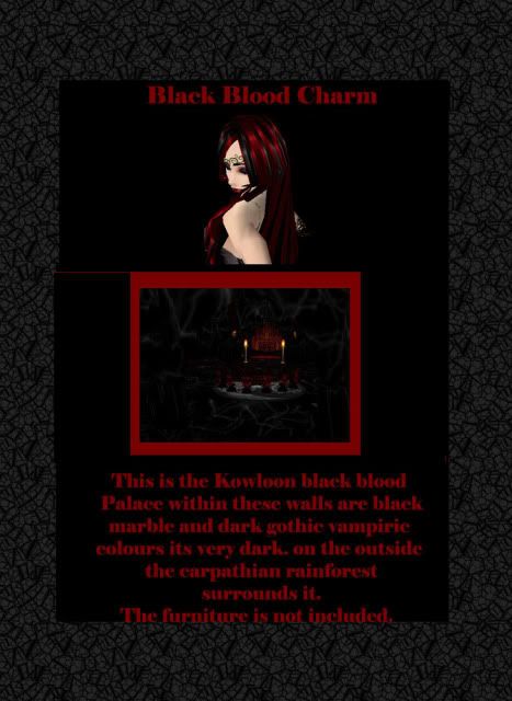 black blood charm advert