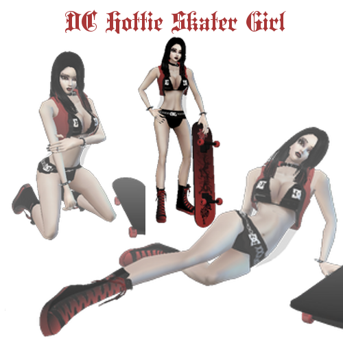 DC Hottie Skater Girl