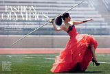 Lucy Liu in Summer Fashion Olympics Harper’s Bazaar Edition
