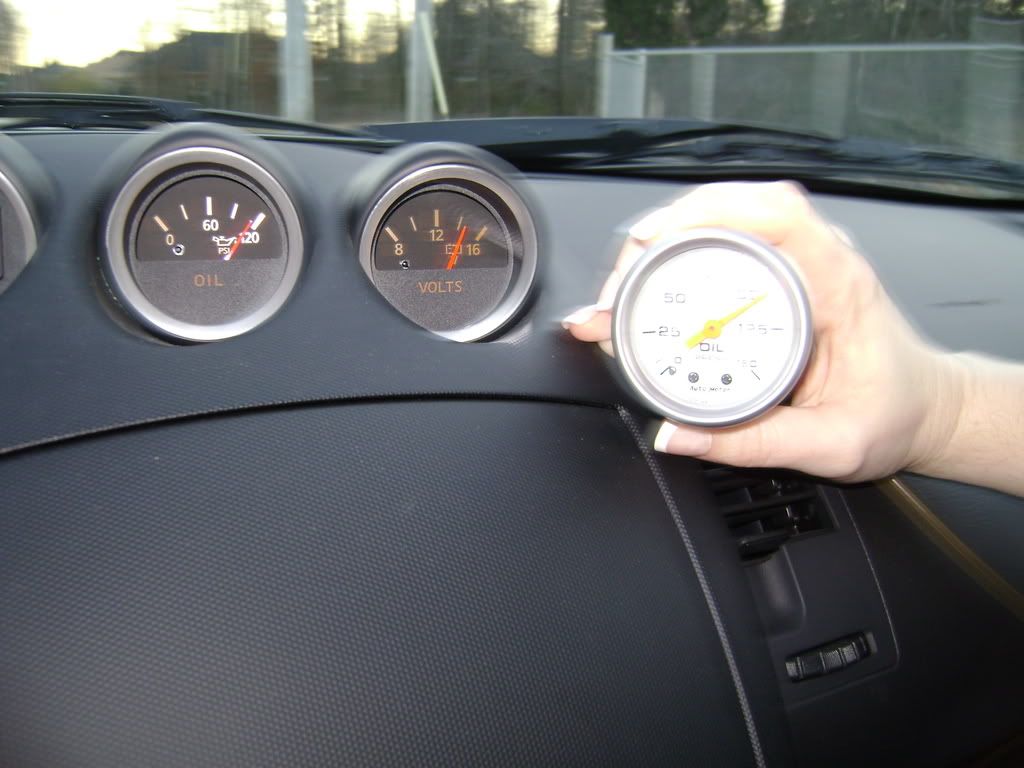 Nissan 350z oil pressure gauge issue #2