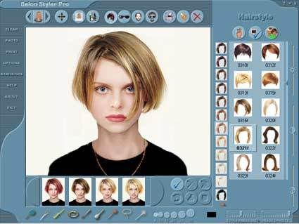 Hair Style Simulator on Salon Styler Pro Is A Powerful Hairstyle Imaging Software For