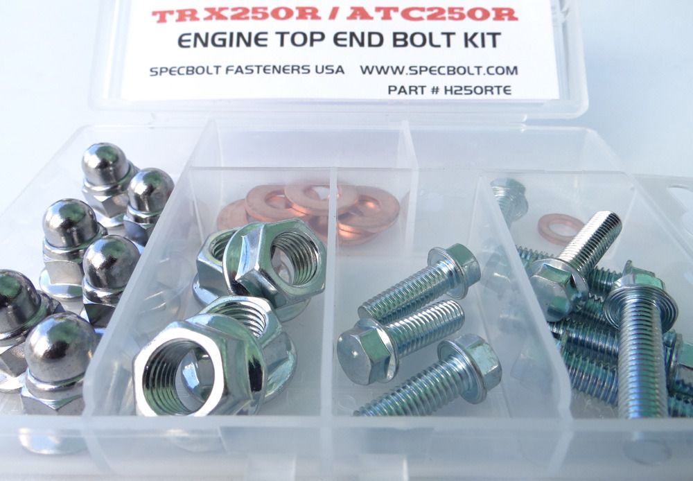 SPECBOLT HONDA TRX250R ATC250R TOP END ENGINE NUT BOLT KIT photo H250RTE-KIT-OPEN-CLOSEUP-1000PX_zpsjaaimtmx.jpg