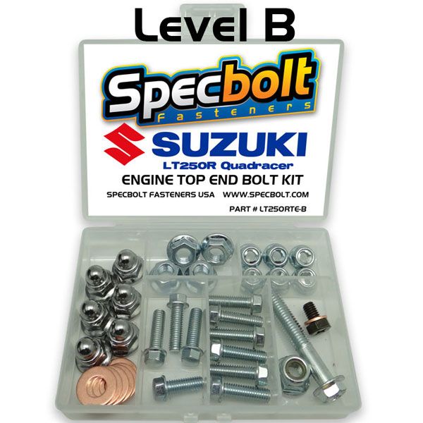 Specbolt Suzuki LT250R Quadracer Top End Engine Fastener Kit B photo LT250RTE-B-600_zpsnbu7pci7.jpg