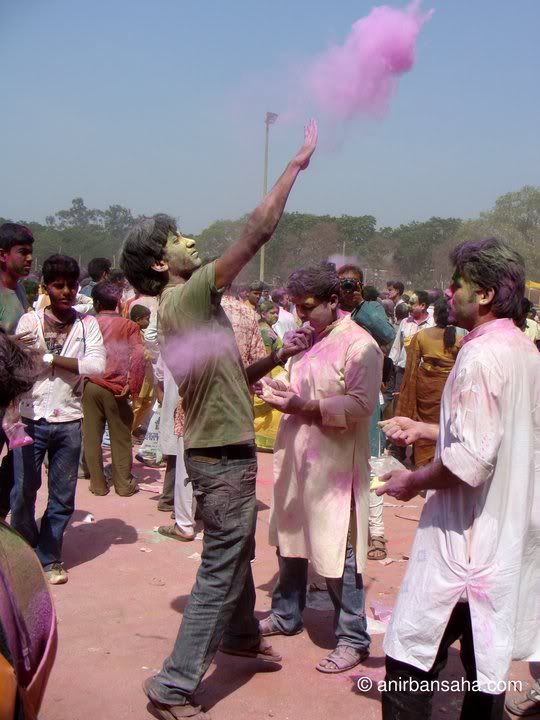 basanta utsav, shantiniketan, kolkata, india, holi, bengal, tagore