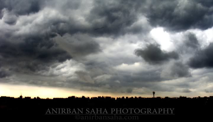 kolkata, clouds, tank, top, dum dum park