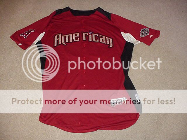 Jered Weaver 2011 All Star Game Signed Jersey MLB Anaheim Angels 