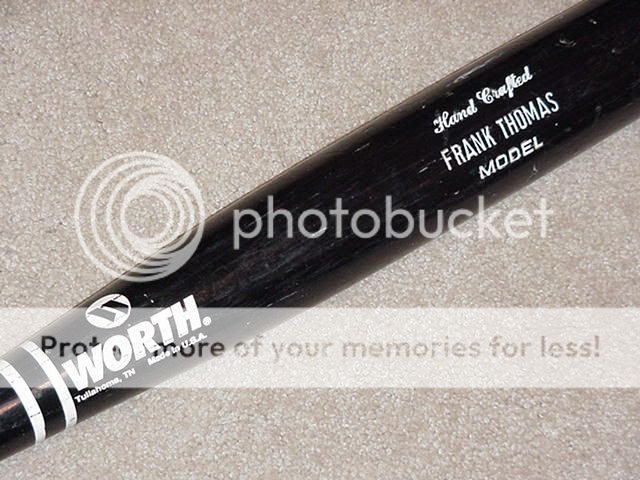 Frank Thomas Game Used Bat Chicago White Sox Blue Jays  