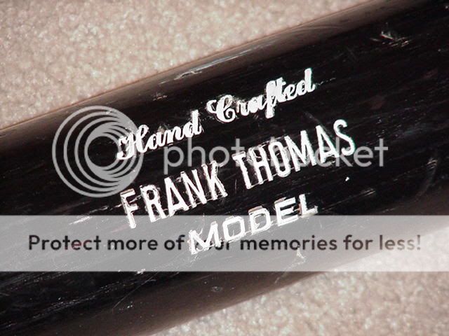 Frank Thomas Game Used Bat Chicago White Sox Blue Jays  