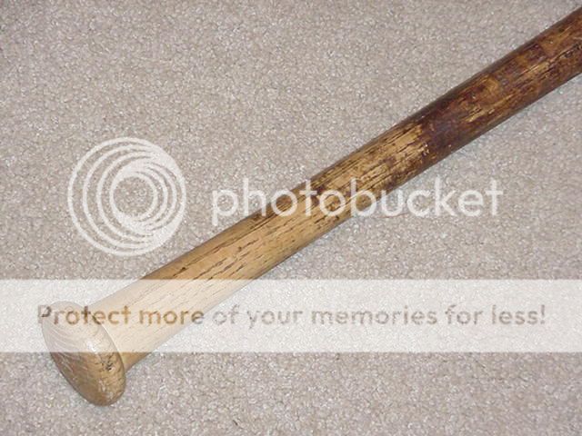 Sam Bowens H&B Game Used Bat Senators Ted Williams Os  