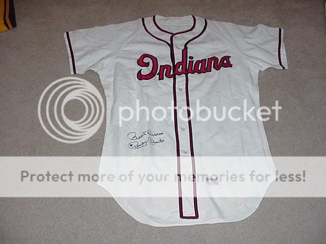 Rocky Colavito Vintage Signed Game Jersey Cleveland Indians  