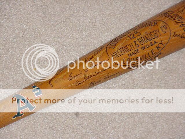 Clete Boyer H&B Game Used Signed Half Bat Kansas City Athletics  