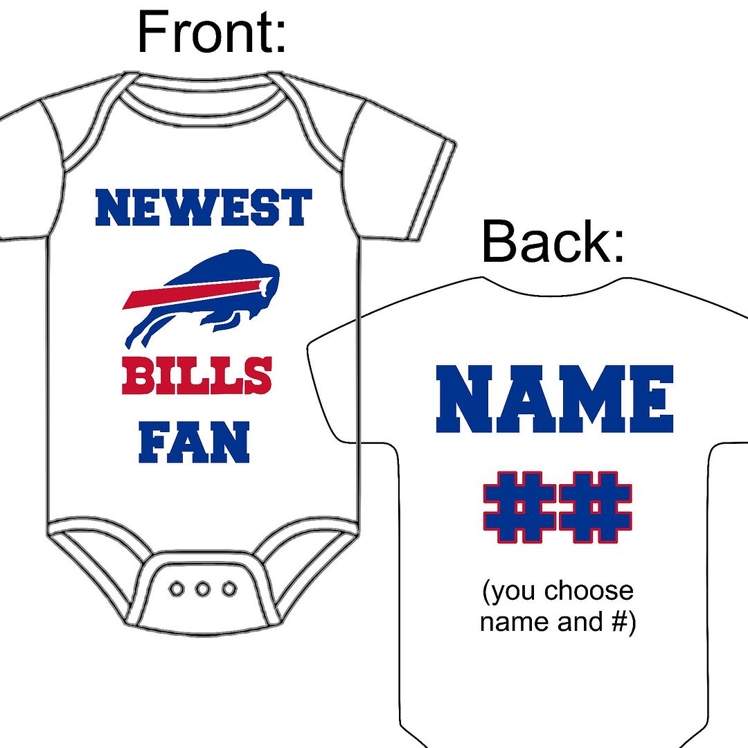 buffalo bills onesie jersey